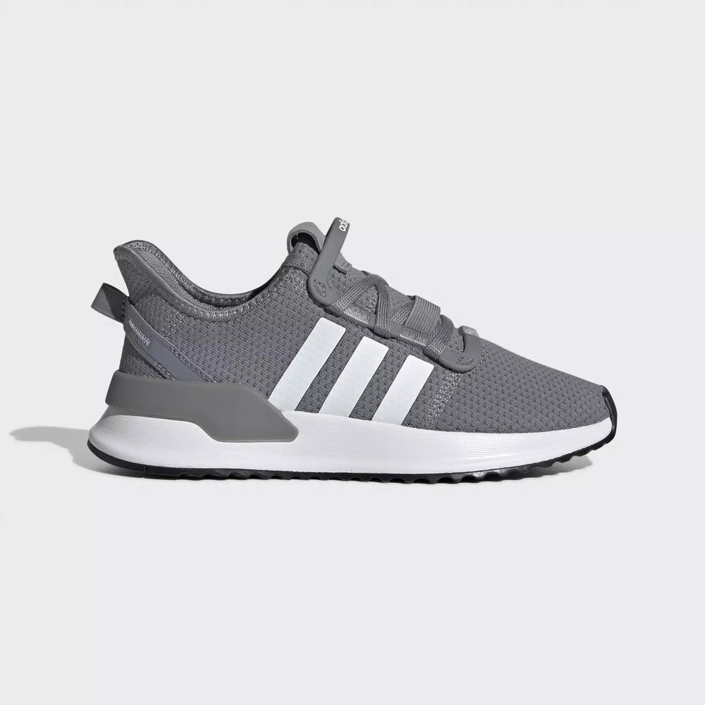 Adidas U Path Run Tenis Grises Para Niño (MX-13139)